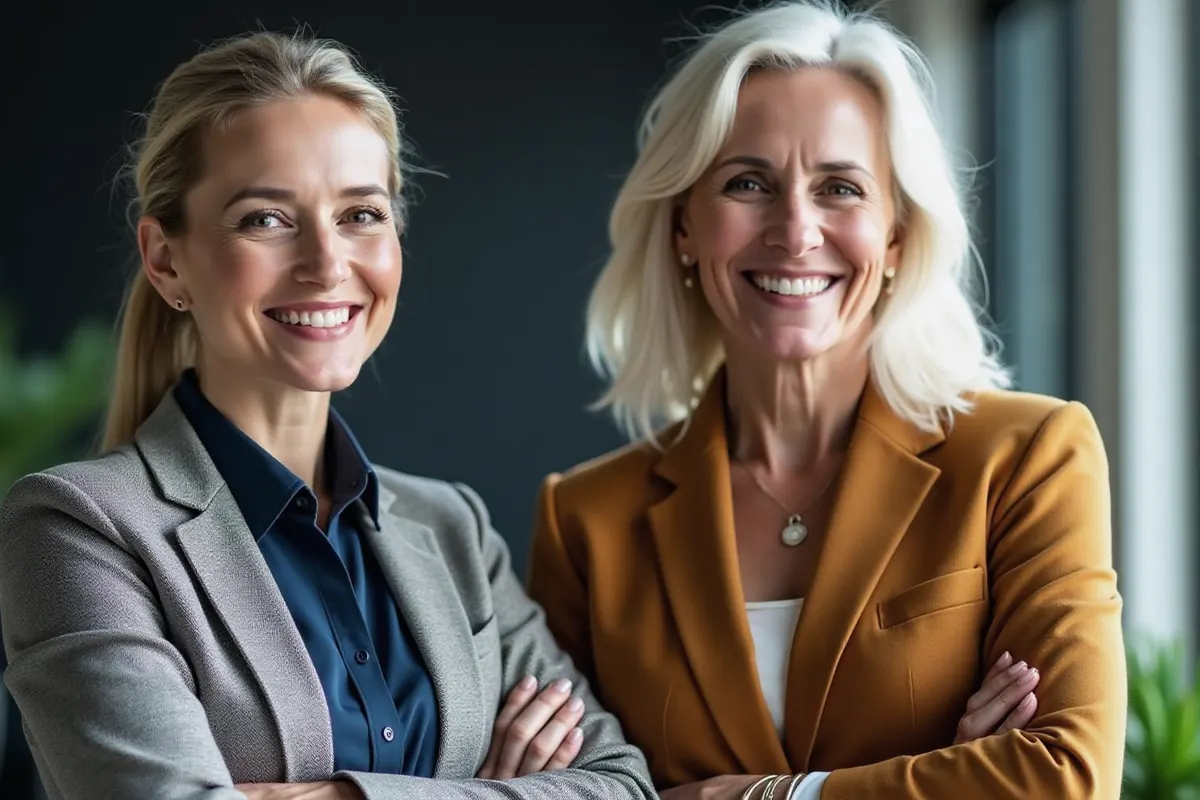 Zwei Juristinnen im Büro